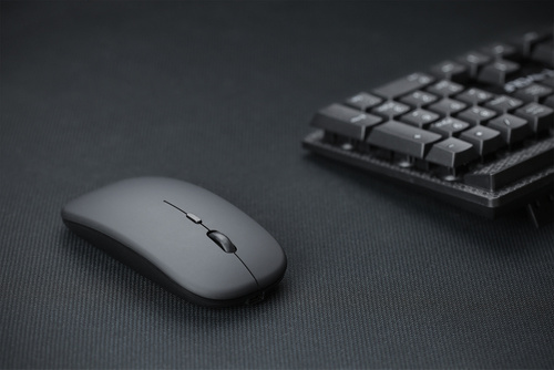 X1-Dual | Bezdrôtová kancelárska optická počítačová myš | 2,4 GHz + Bluetooth 5,2 | 800-1600 DPI | čierna