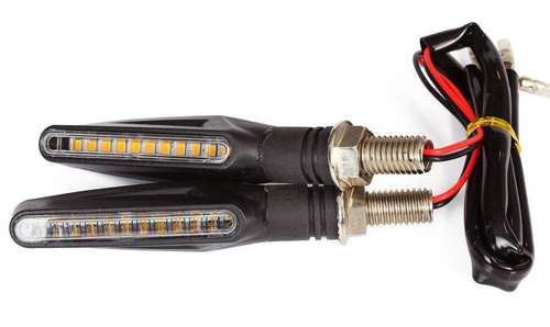 Dynamische LED-richtingaanwijzers voor motorfietsen | 12 LED's | blaar | 2 stuks | MSL-12LED-02