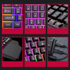 T19 | Gamingtoetsenbord met één hand, LED-achtergrondverlichting en toetsenbord