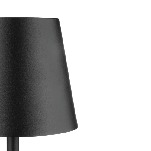 HJA28-PRETO-1 | Candeeiro de mesa com bateria incorporada | Lâmpada noturna sensível ao toque