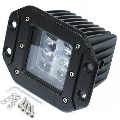 WL1018W-B | WL-NEW-18W | Rectangular work lamp for mounting in the opening | Light Bar