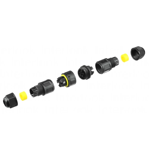 Waterdichte kabelmof IP68 | Schroefverbinding + 2-polige snelkoppeling 450 V 24 A voor kabels 4–11 mm | M684-C