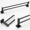 MJR-60CM-2-ZWART | Handdoekrek | Badkamer wandhouder | Badkamerrail