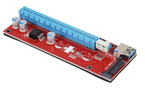 Stoupačka 007S červená | USB 3.0 kabel | SATA napájecí zdroj