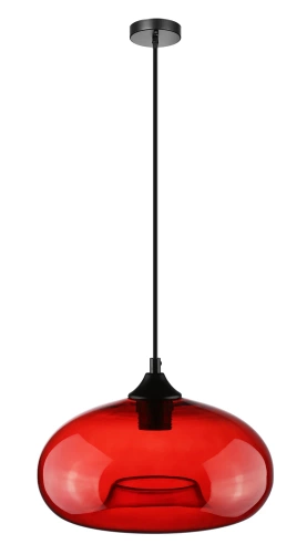 GB-D28-R | Lampe à suspension moderne en verre | Rouge