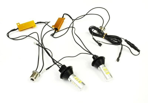 DRL with 2in1 indicator | Bulbs 42 SMD 2323 | Lights LED daytime | Automatic Module