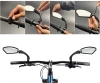 Espejo retrovisor para manillar de bicicleta | Espejo retrovisor izquierdo para scooter | Espejo giratorio |HSJ-210