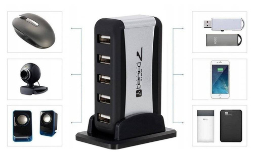 YT50 | Active USB 2.0 hub | Distributor on 7 USB ports