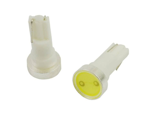 LED bilpære W2W W1.2W T5 R5 COB Front