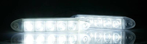 DRL 11 PREMIUM | Lumini de zi cu LED PUTERE MARE | elastic