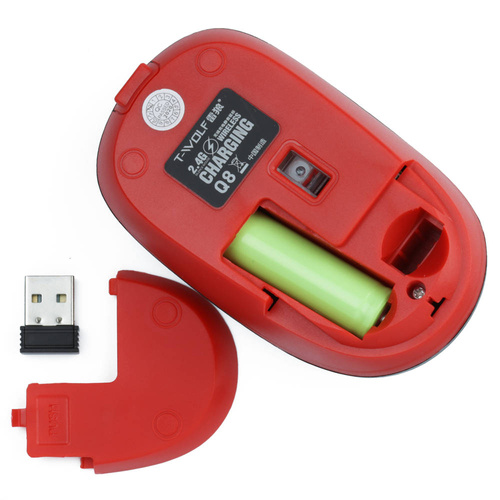 QQ8 | Draadloze optische kantoorcomputermuis | 1200 DPI