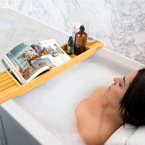 BBR-683 | Mensola da bagno per vasca | Bambù