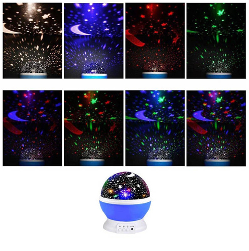 NL-01 | Projetor estrela giratório STAR LED + lâmpada noturna