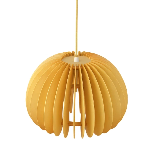 Træ pendel lampe boho | naturlig loftlampe E27 | dekorativ træskærm | skandinavisk stil | YG-XD004-WOOD