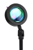 DQ-60 | Lampe de projection LED d&#39;ambiance imitant un coucher de soleil, 7 inserts colorés