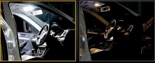 Lampadina LED trasparente W5W T10 HPC COB | Rivestimento in cristallo