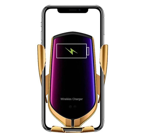 Q005 | Elektronický držák do auta s indukčním nabíjením 10W Quick Charge 3.0