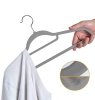 HLD-Z08 | Velor clothes hangers | A set of wardrobe hangers