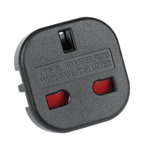 AD-EU96 | UK - EU/PL mains adapter | black