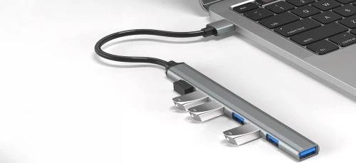 CENTRO | Divisor USB para 7x USB-A | adaptador, divisor 7 em 1