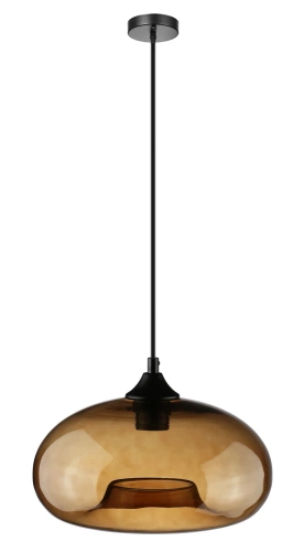 GB-D28-BR | Modernus stiklinis pakabinamas šviestuvas | Ruda