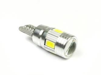 Auto LED Birne W5W T10 6 SMD 5630 SUPER CAN BUS LINSE