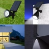 YNG-4LED | Lampa solara de gradina incastrata cu LED | alb, culoare lumină caldă | reflector SPOT | 250lm, 2200mAh, 4 LED-uri