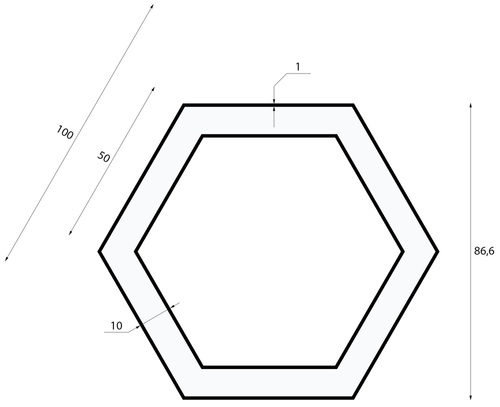 LPL-002 | Plafoniera LED suspendata 60W | hexagon | aluminiu | CCD nu clipește | Φ100x6