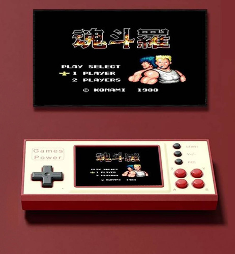 VT568 | Console de energia de jogos retrô | 500 jogos | SFC - Mario, Contra, Arkanoid, etc.