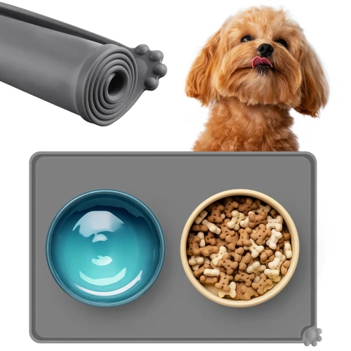  MLG-4830 | L | Waterproof mat placed under the pet bowl | silicone pad for dogs and cats