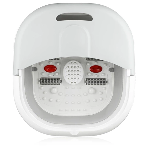 Q-806-CINZA | Massageador de água dobrável | Banheira de hidromassagem | Massageador de pés infravermelho