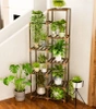 NZ252-BAMBOO | Wooden flower stand for flower pots | Plant stand | Flower shelf