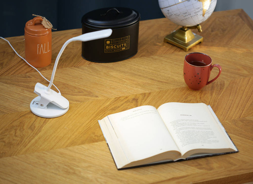 MT-812A | LED desk lamp with clip for tabletop | USB | touch switch
