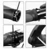 Manoplas ergonômicas para bicicleta | Punhos de borracha TPR antiderrapantes | BHD-233-BK