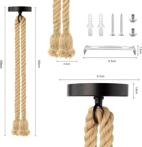 ZRT-R100-B | Lampada da soffitto a sospensione | Soffitta | Boho