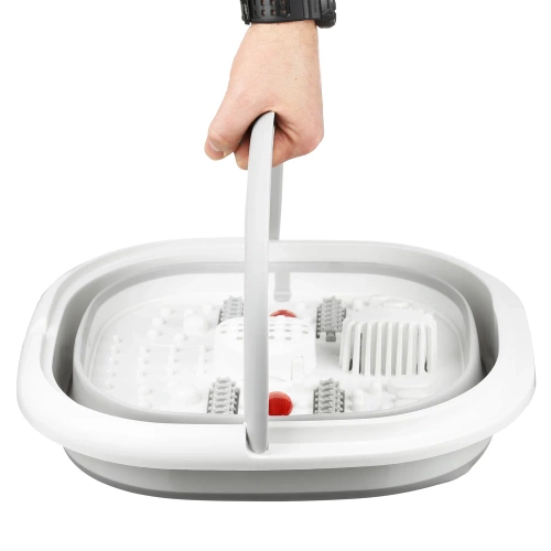 Q-806-GRÅ | Sammenfoldelig vandmassager | Spabad | Infrarød fodmassager
