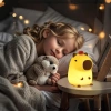 Veilleuse LED en silicone Capybara | Lampe portable pour enfant, 8 modes d&#39;éclairage avec minuterie | Veilleuse émettant une lumière chaude 3000 K | DS-CPBR-01