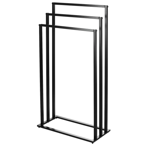 TRF-450-BLACK | Háromszoros törülközőtartó | törölközőszárító | fekete