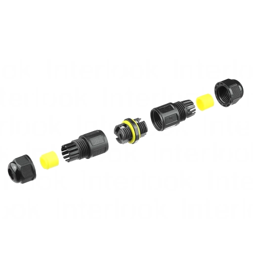 Scatola di derivazione stagna IP68 | morsetto a vite 3 poli 450 V 17,5 A per cavi 3–9 mm | M682-B