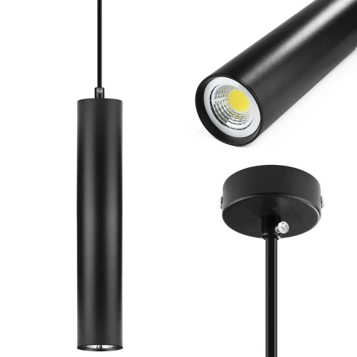 LED-Pendelleuchte | 30 cm | schwarz | CTD-L30CM