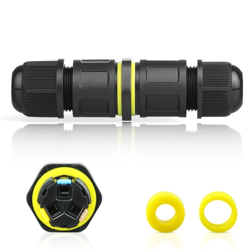 Giunto stagno per cavi IP68 | connettore autobloccante 3 poli 450 V 24 A per cavi 4–11 mm | M684-D