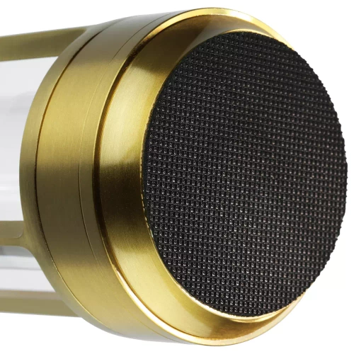 HJA27 | Candeeiro de mesa LED de campismo com bateria incorporada de 2000mAh e painel táctil | 3 cores de iluminação, reguláveis | Ouro