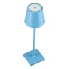 HJA28-BLEU-1 | Lampe de table avec batterie intégrée | Lampe de nuit tactile
