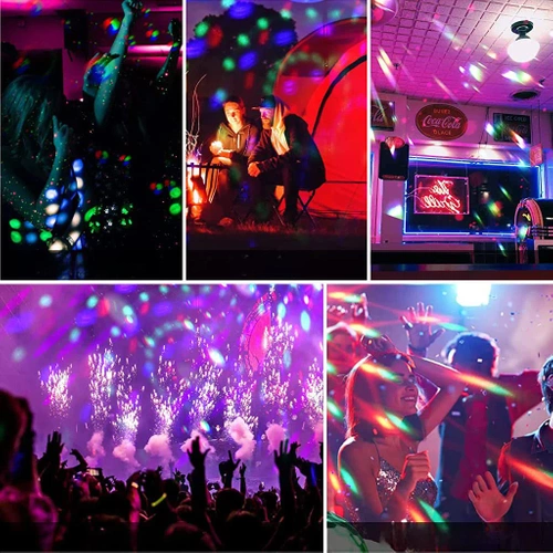 Mini palla da discoteca | Senza fili | USB | Per l'auto e la casa