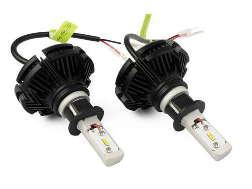 Conjunto de lâmpadas LED H3 X3 DIODOS TIPO ZES 50W 12000 lm