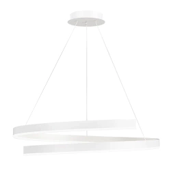 RLO-40CM-42W-W | Modernus pakabinamas šviestuvas 40 cm | Spiralinė LED lempa 40W