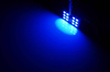 RGB LED panel sæt | 2 LED-paneler 12 SMD 5050 RGB | Farve fjernbetjening | C5W og W5W adaptere