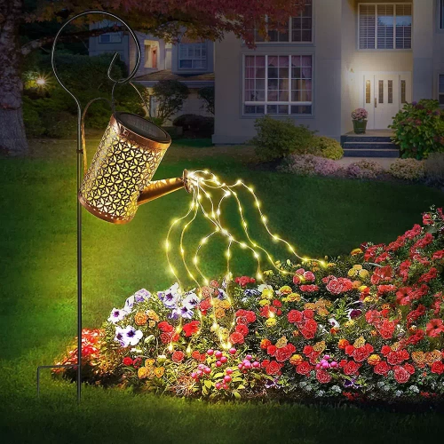 FLD-17-W | Lampe Solaire de Jardin Arrosoir LED | 95cm, 600mAh