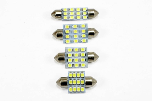 LED-Autoleuchtmittel | C5W, 12 SMD 1210, 12 V