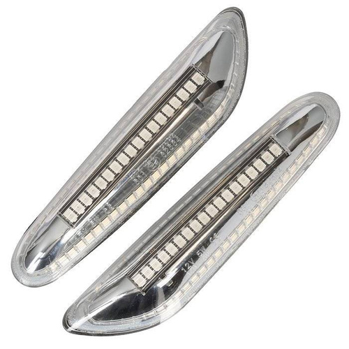 PL18010B6 | LED oldalsó irányjelző lámpák | átlátszó lámpaernyő | nem dinamikus | BMW E36, E46, E90 E91 E92 E93, E60 E61, E81 E82 E87 E88 modellekhez